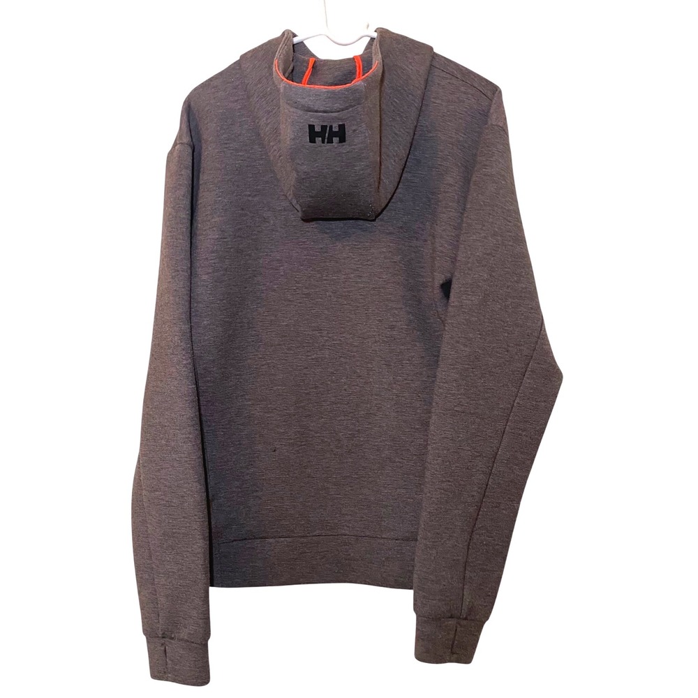 Helly Hansen Hh Hooded Softshell Jacket Gray Oran… - image 2